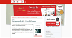 Desktop Screenshot of lestu.is